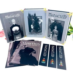 Manacled Book - Deluxe 3-Volume Edition with Illustrations - Complete Series. Exclusive Poster Gift Set Included