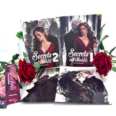 Secrets and Masks book. Hardcover. Complete set. 2-volume hardcover collection with 2 bonus posters