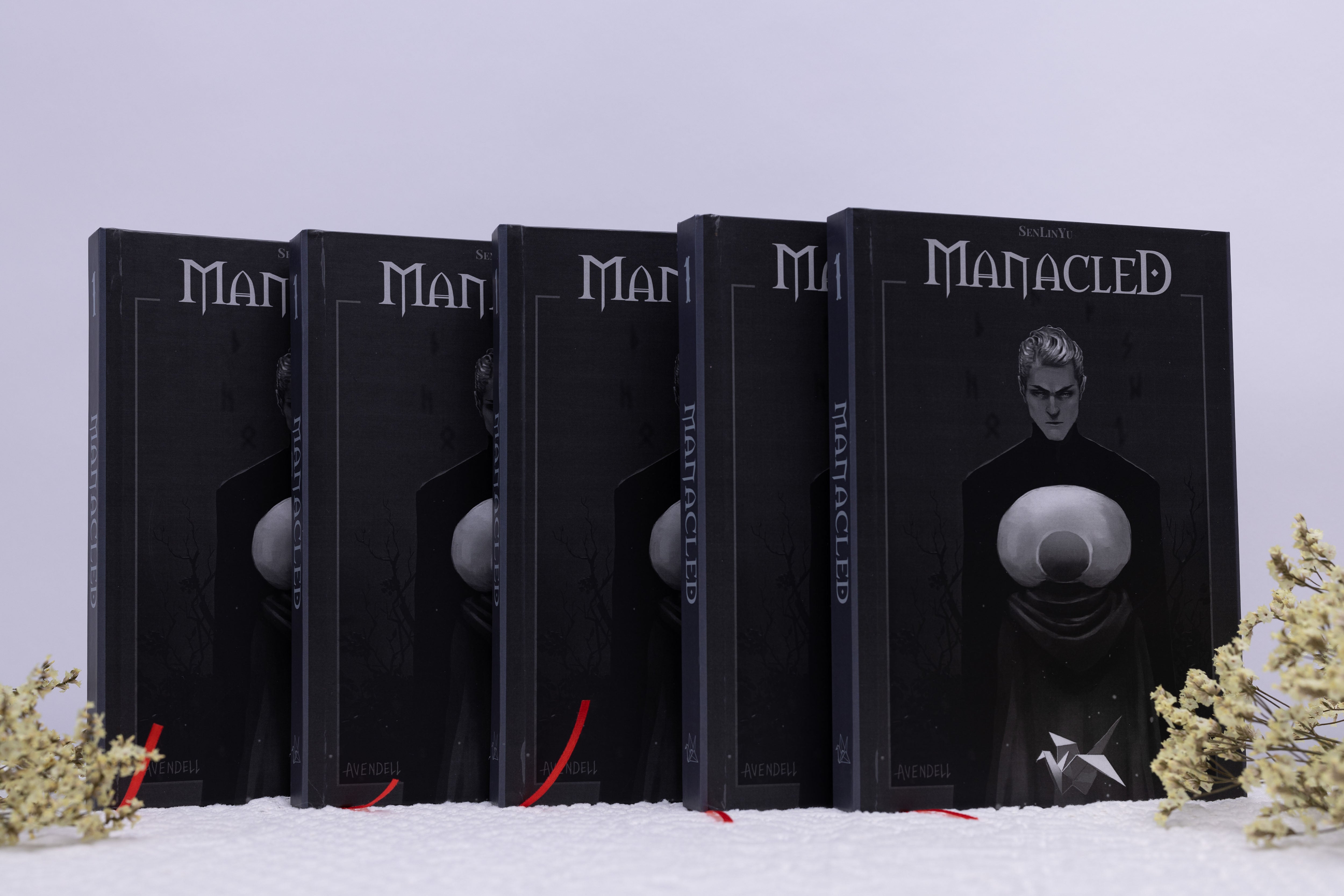 Manacled Books - Deluxe 3-Volume Edition with Illustrations - Complete Series. Exclusive Poster Gift Set Included