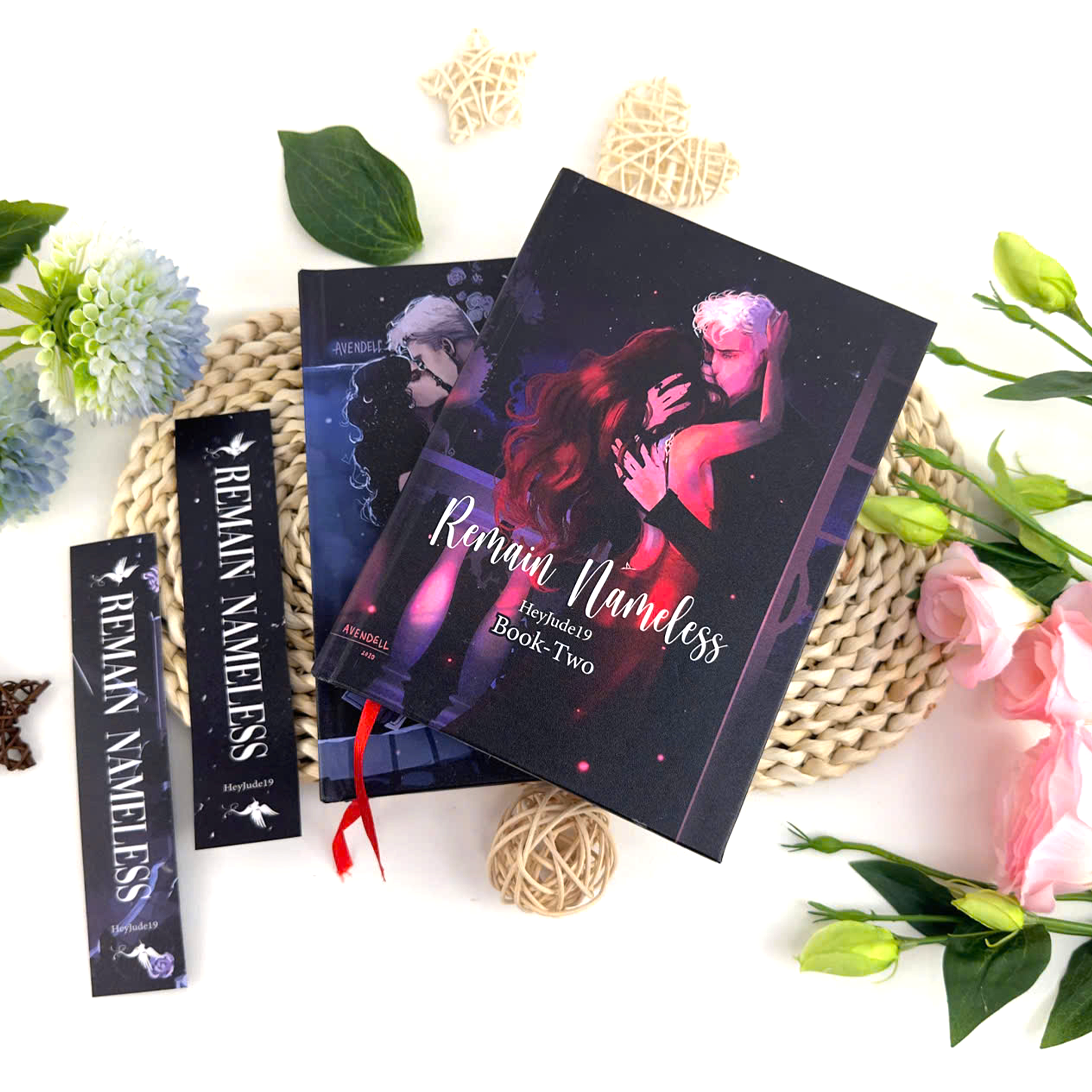 Remain Nameless Book Series by HeyJude19 – Hardcover Edition, Books One & Two (Complete Set)