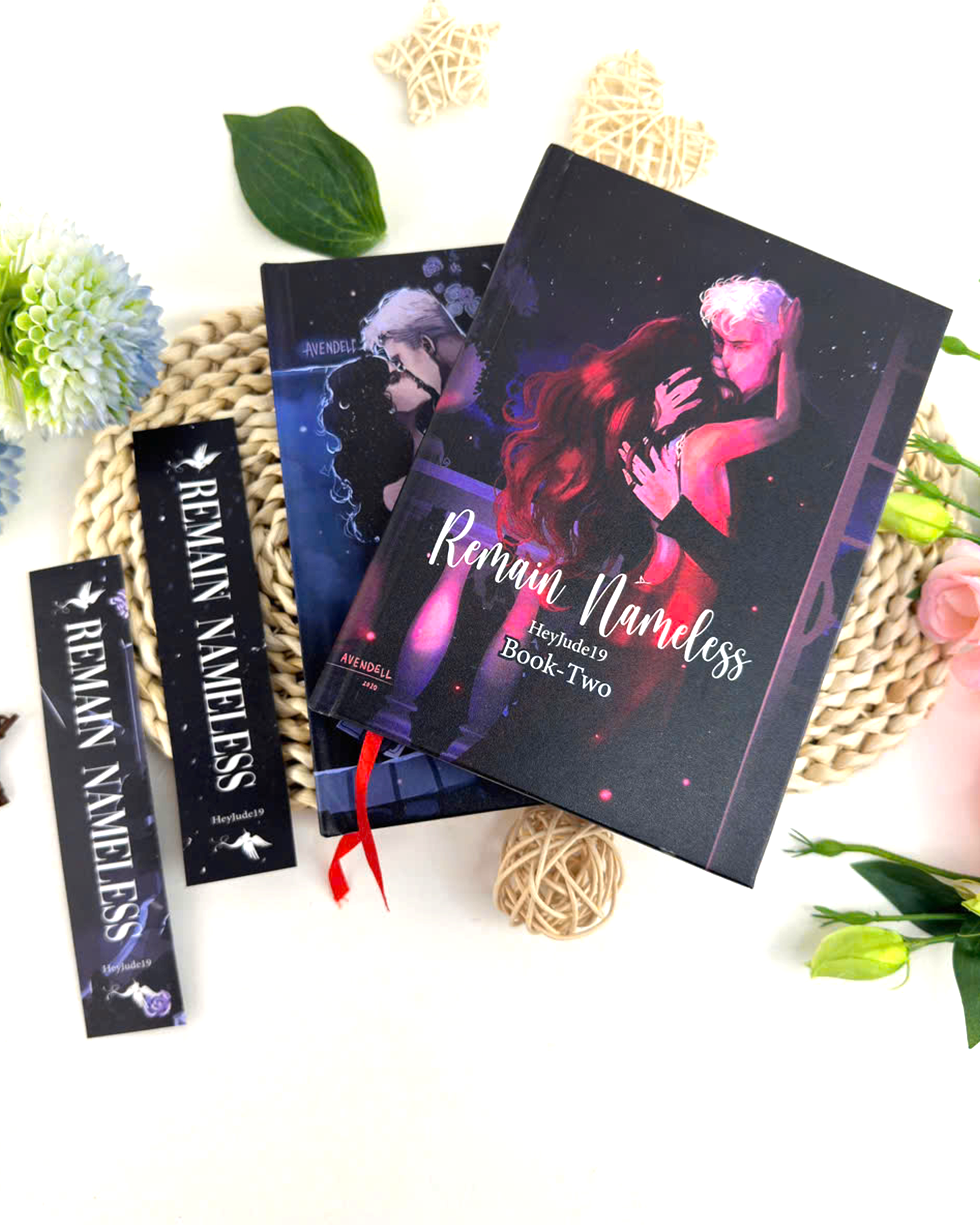 Remain Nameless Book Series by HeyJude19 – Hardcover Edition, Books One & Two (Complete Set)