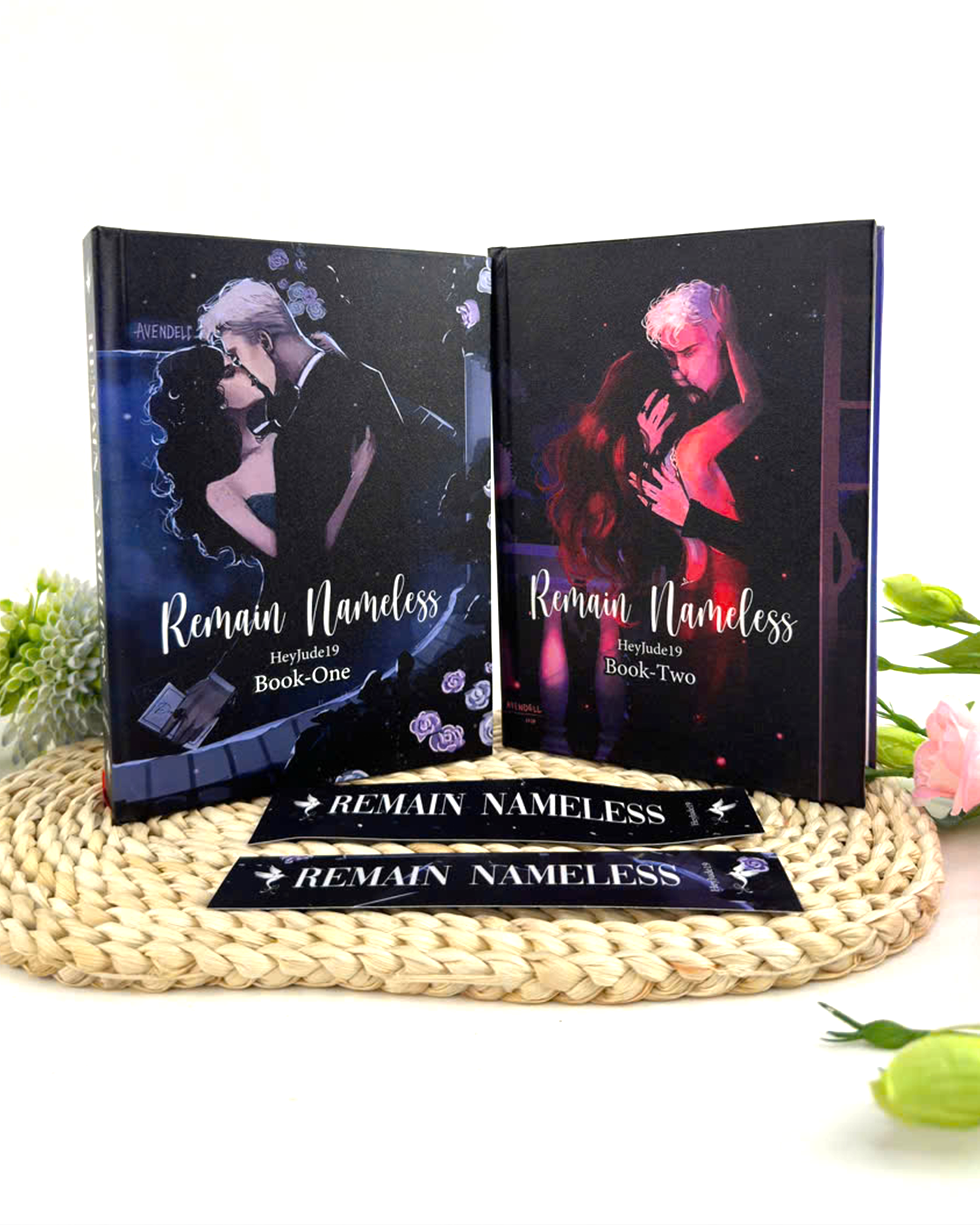 Remain Nameless Book Series by HeyJude19 – Hardcover Edition, Books One & Two (Complete Set)