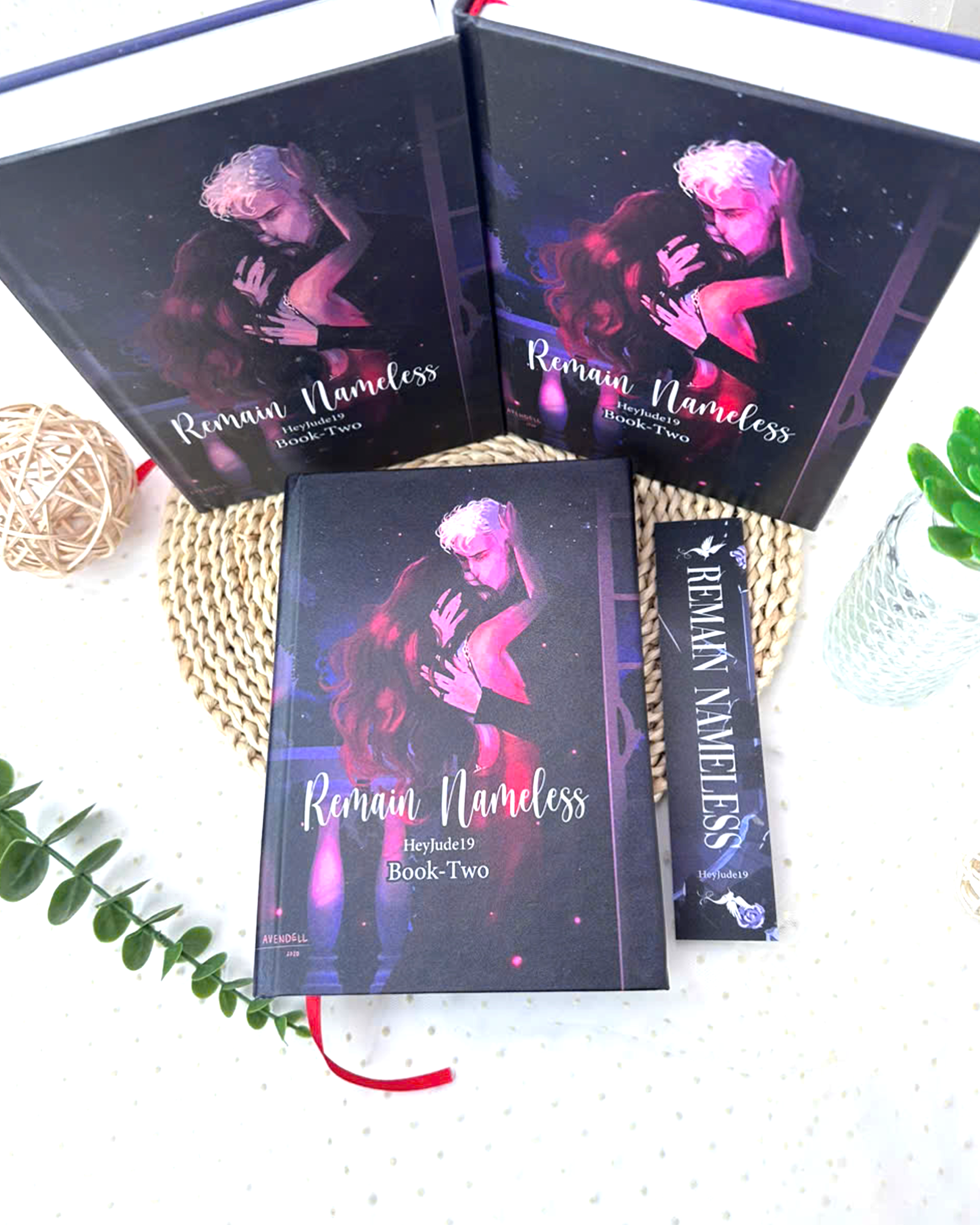 Remain Nameless Book Series by HeyJude19 – Hardcover Edition, Books One & Two (Complete Set)
