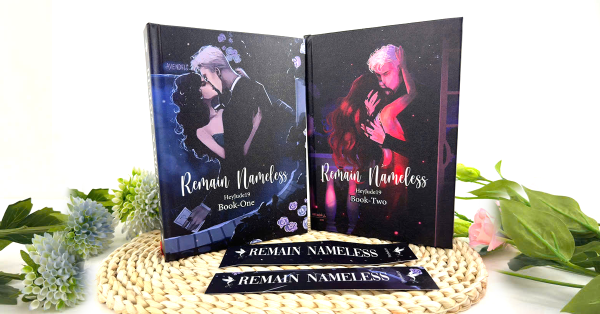 Remain Nameless Book Series by HeyJude19 – Hardcover Edition, Books One & Two (Complete Set)