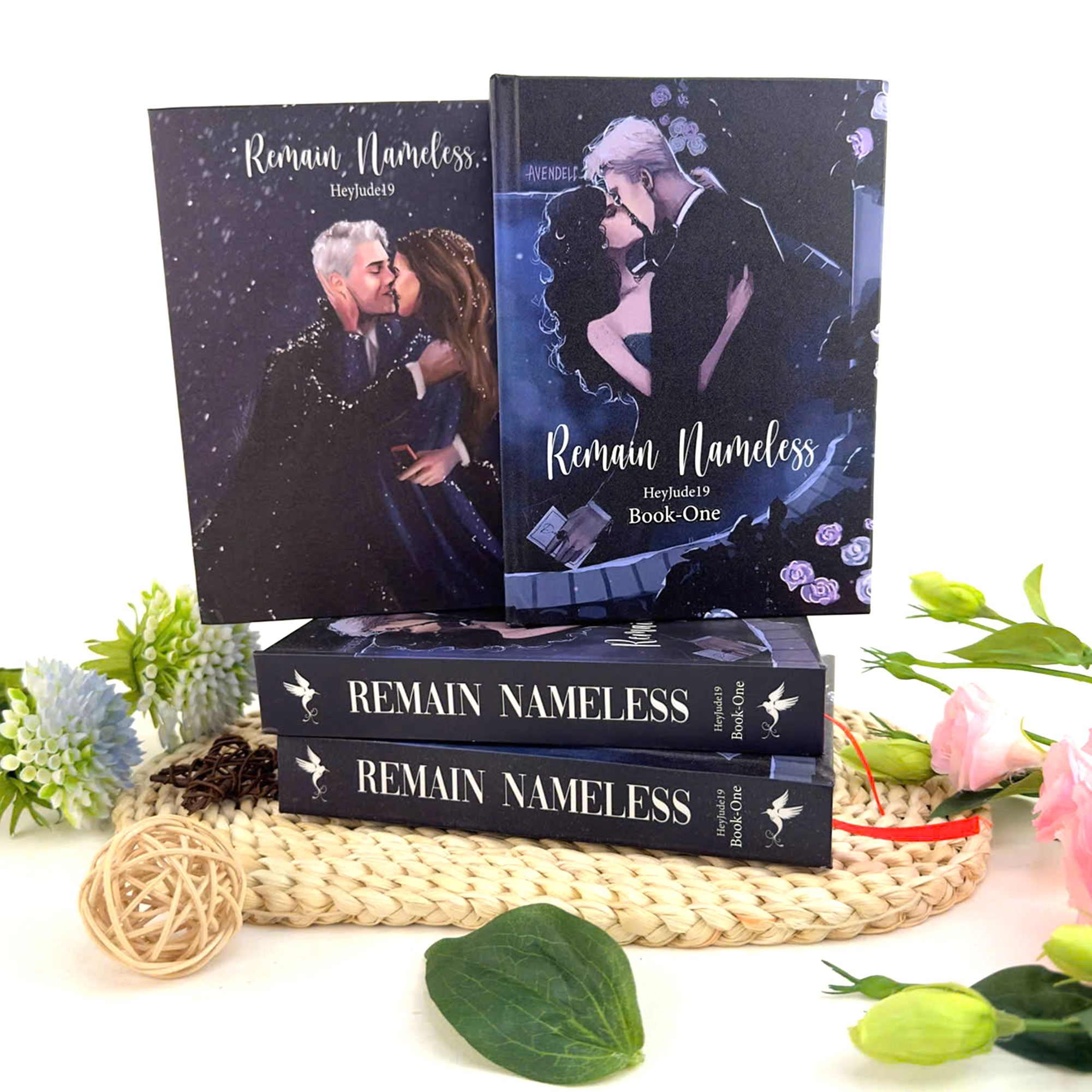 Remain Nameless Book Series by HeyJude19 – Hardcover Edition, Books One & Two (Complete Set)